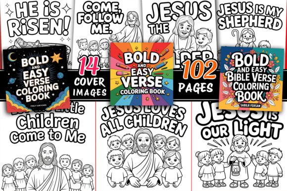 Download 102 Bold Easy Bible Verse Coloring Book - Bible verse coloring book Collection