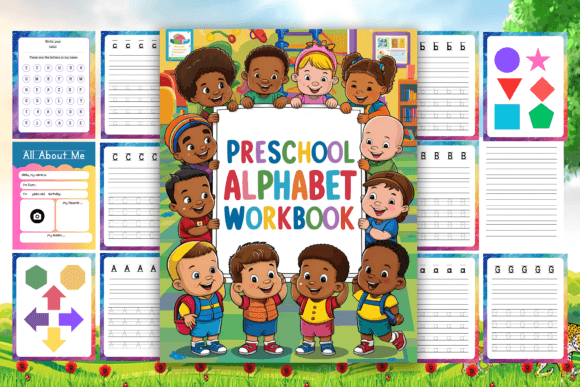 Download Preschool Alphabet Workbook - School alphabet workbook Collection