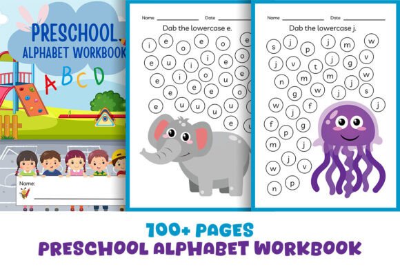 Download 100+ Pages Preschool Alphabet Workbook - School alphabet workbook Collection