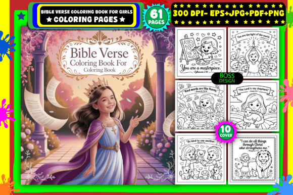 Download Bible Verse Coloring Book for Girls - Bible verse coloring book Collection
