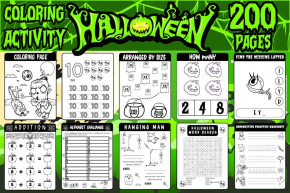 Download Halloween Activity Pages for Kids - Halloween activity pages Collection