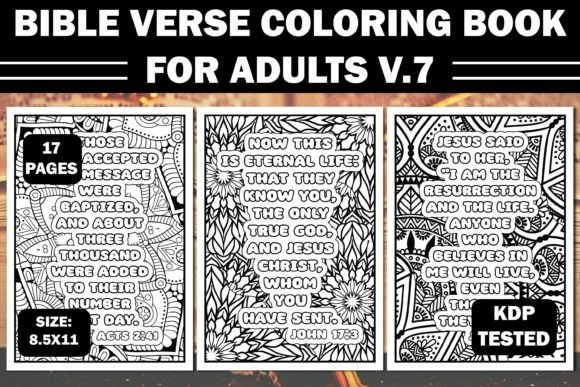 Download Bible Verse Coloring Book for Adults V.7 - Bible verse coloring book Collection