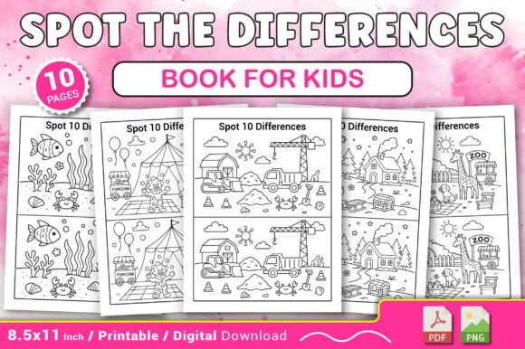 Download Spot the Differences Book for Kids - Spot the differences book for kids Collection